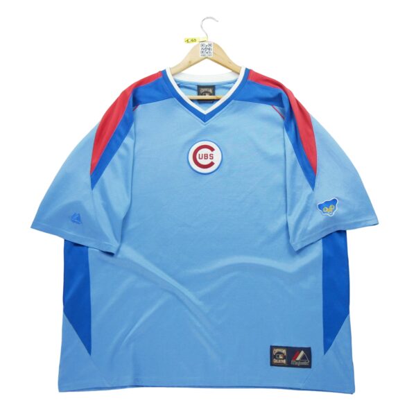 Maillot manches courtes homme bleu Majestic Equipe Chicago Cubs