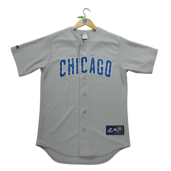 Maillot manches courtes homme gris MLB Equipe Chicago Cubs