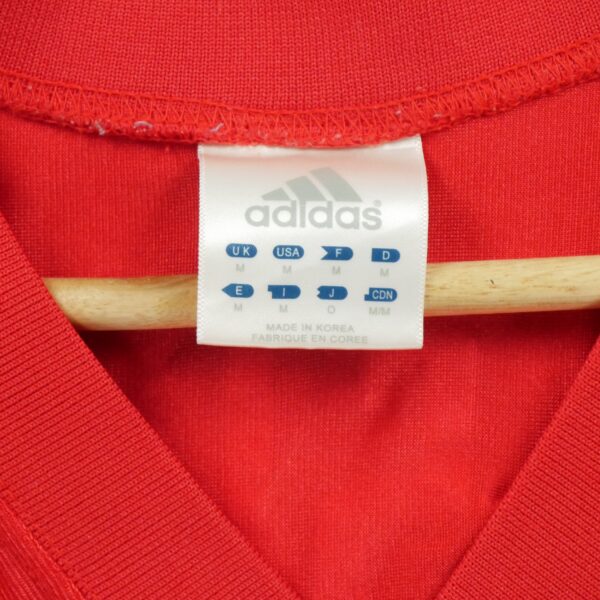 Maillot manches courtes homme rouge Adidas Equipe Wisconsin