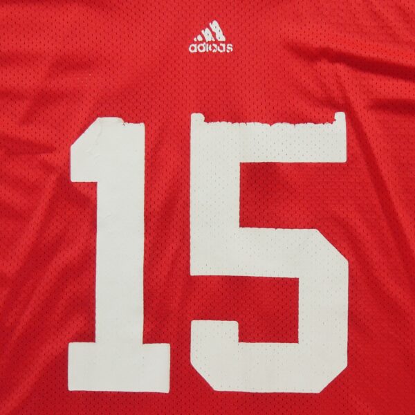Maillot manches courtes homme rouge Adidas Equipe Wisconsin