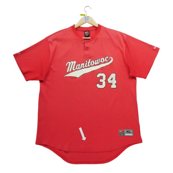 Maillot manches courtes homme rouge Nike