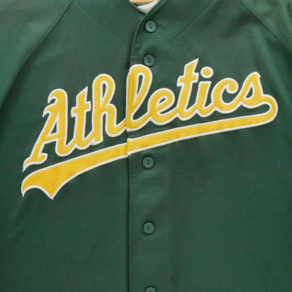 Maillot manches courtes homme vert MLB Equipe Oakland Athletics