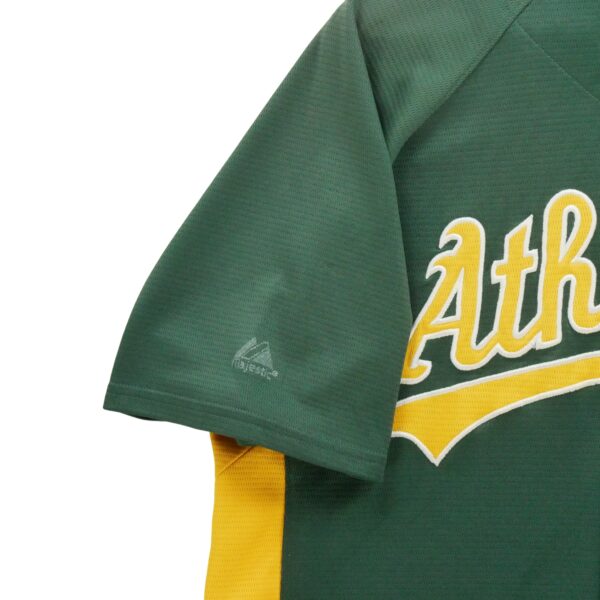 Maillot manches courtes homme vert MLB Equipe Oakland Athletics