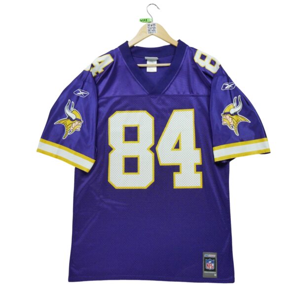 Maillot manches courtes homme violet Reebok Equipe Minnesota Vikings