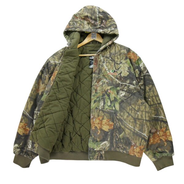 Parka homme manches longues camouflage Mossy Oak Motif a motifs Col Rond