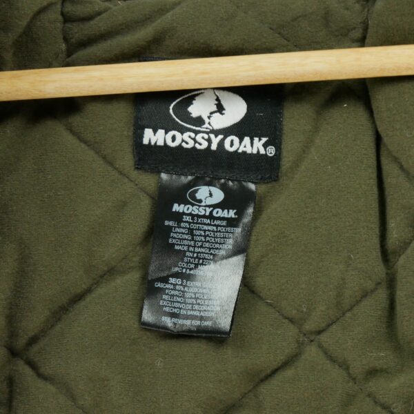 Parka homme manches longues camouflage Mossy Oak Motif a motifs Col Rond