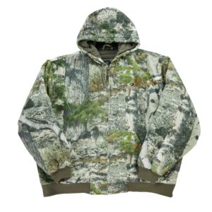 Parka homme manches longues camouflage Mossy Oak Motif a motifs Col Rond