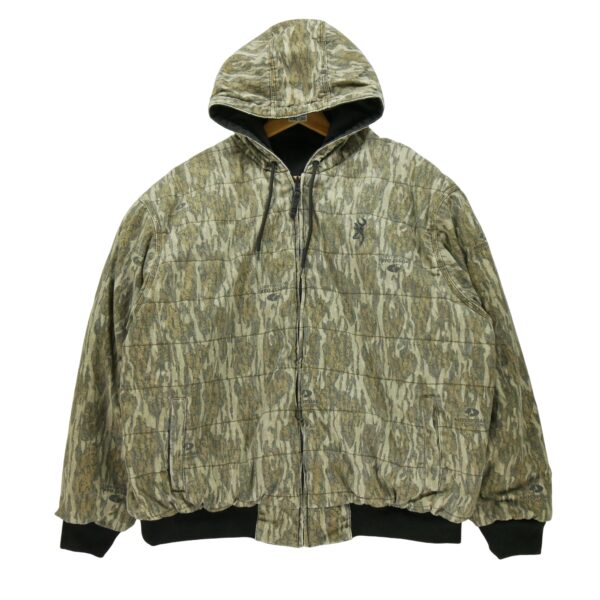 Parka homme manches longues camouflage Vintage Motif a motifs Col Rond