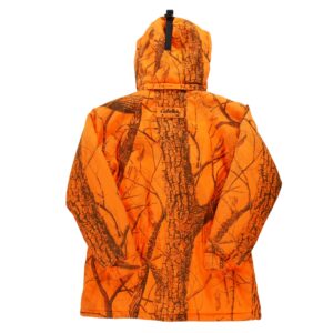 Parka homme manches longues orange Cabelas Motif a motifs Col Montant