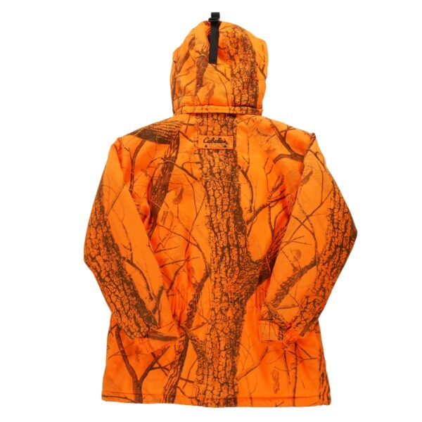 Parka homme manches longues orange Cabelas Motif a motifs Col Montant