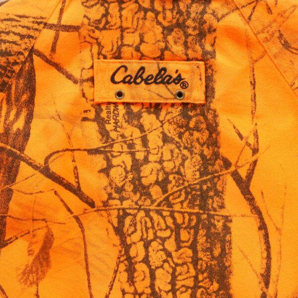 Parka homme manches longues orange Cabelas Motif a motifs Col Montant
