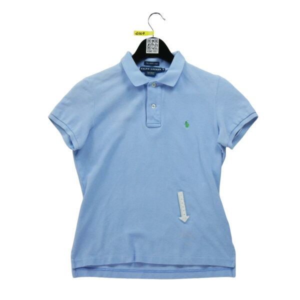 Polo manches courtes femme bleu clair Polo Ralph Lauren Col Polo