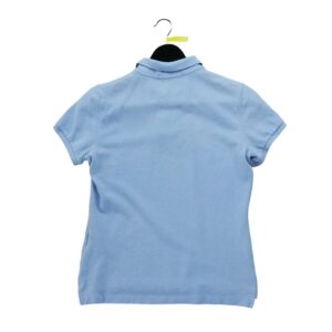 Polo manches courtes femme bleu clair Polo Ralph Lauren Col Polo