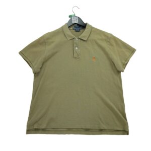 Polo manches courtes femme kaki Polo Ralph Lauren Col Polo