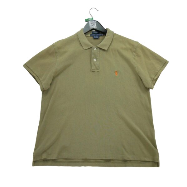 Polo manches courtes femme kaki Polo Ralph Lauren Col Polo
