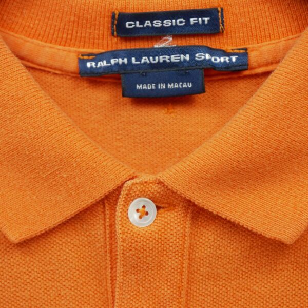 Polo manches courtes femme orange Polo Ralph Lauren Col Polo