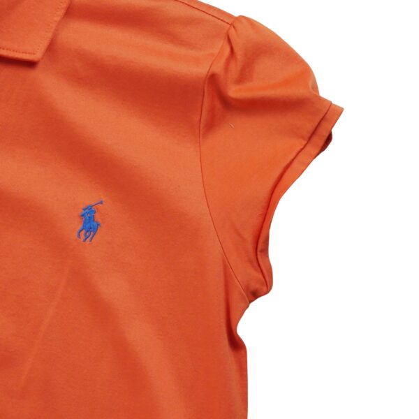 Polo manches courtes femme orange Polo Ralph Lauren Col Polo