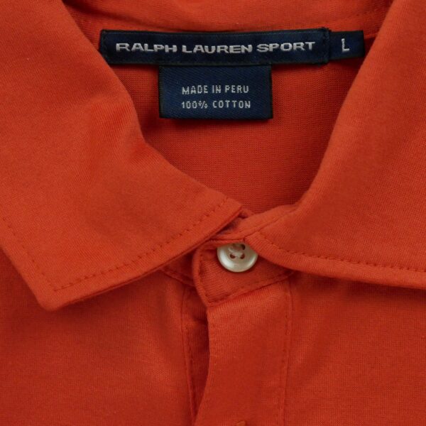 Polo manches courtes femme orange Polo Ralph Lauren Col Polo