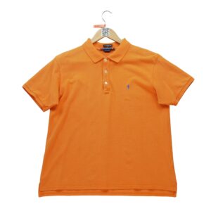 Polo manches courtes femme orange Polo Ralph Lauren Col Polo