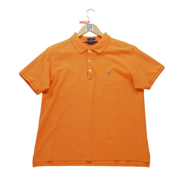 Polo manches courtes femme orange Polo Ralph Lauren Col Polo