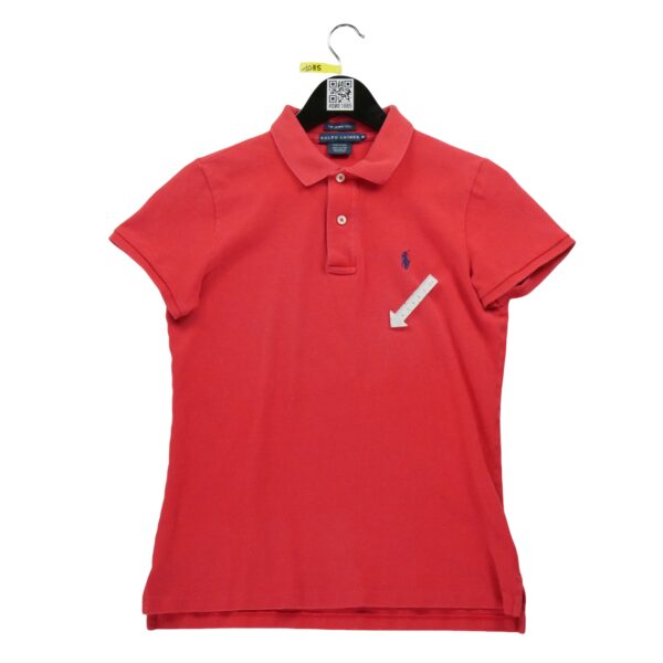 Polo manches courtes femme rouge Polo Ralph Lauren Col Polo