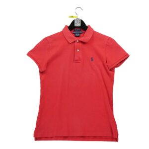 Polo manches courtes femme rouge Polo Ralph Lauren Col Polo