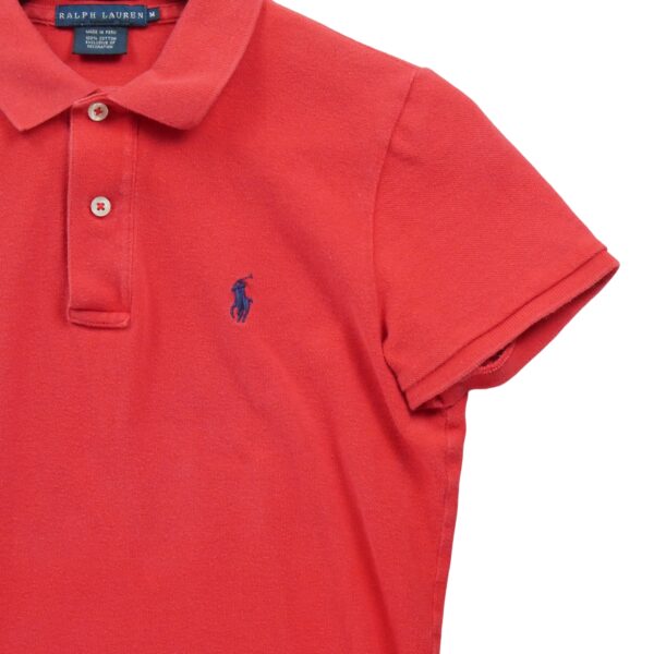 Polo manches courtes femme rouge Polo Ralph Lauren Col Polo