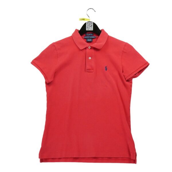 Polo manches courtes femme rouge Polo Ralph Lauren Col Polo