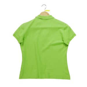 Polo manches courtes femme vert Lacoste Col Polo