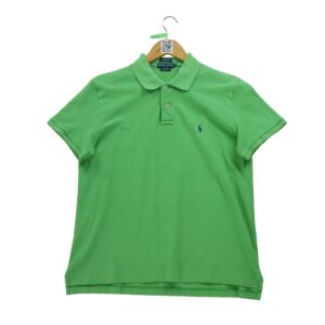 Polo manches courtes femme vert Polo Ralph Lauren Col Polo