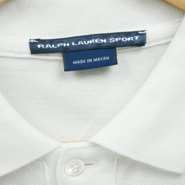 Polo manches courtes homme blanc Polo Ralph Lauren Col Polo