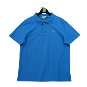 Polo manches courtes homme bleu Lacoste Col Polo