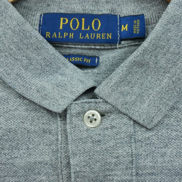 Polo manches courtes homme gris Polo Ralph Lauren Motif chine Col Polo
