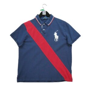 Polo manches courtes homme marine Polo Ralph Lauren Col Polo
