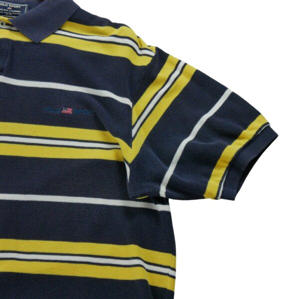 Polo manches courtes homme marine Polo Ralph Lauren Motif a rayures Col Polo