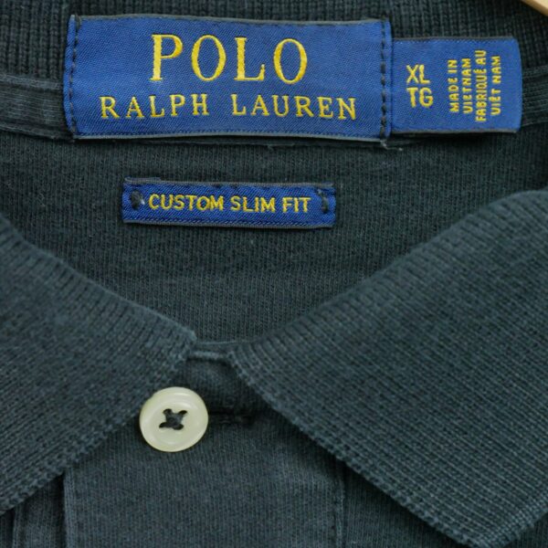 Polo manches courtes homme noir Polo Ralph Lauren Col Polo