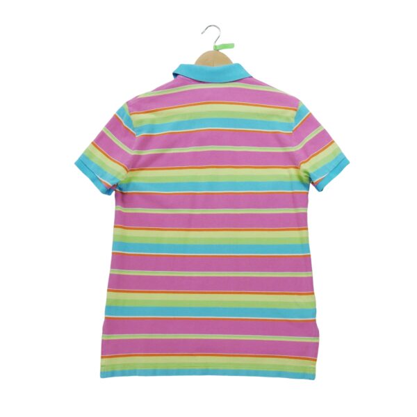 Polo manches courtes homme rose Polo Ralph Lauren Motif a rayures Col Polo