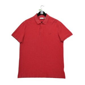 Polo manches courtes homme rouge Lacoste Col Polo