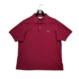 Polo manches courtes homme rouge Lacoste Col Polo