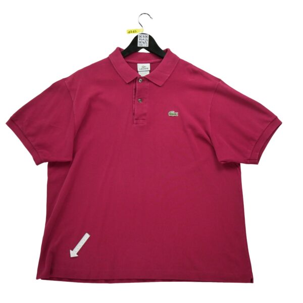 Polo manches courtes homme rouge Lacoste Col Polo