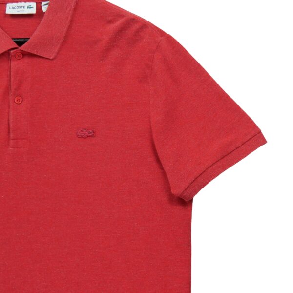 Polo manches courtes homme rouge Lacoste Col Polo