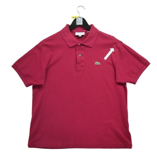 Polo manches courtes homme rouge Lacoste Col Polo