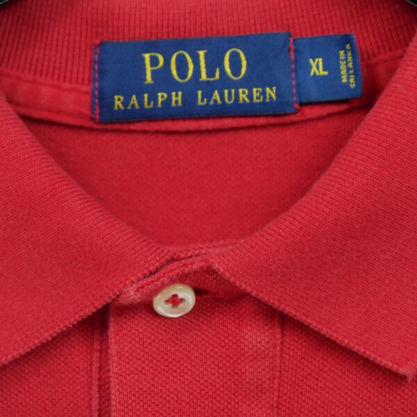 Polo manches courtes homme rouge Polo Ralph Lauren Col Polo