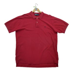 Polo manches courtes homme rouge Polo Ralph Lauren Col Polo