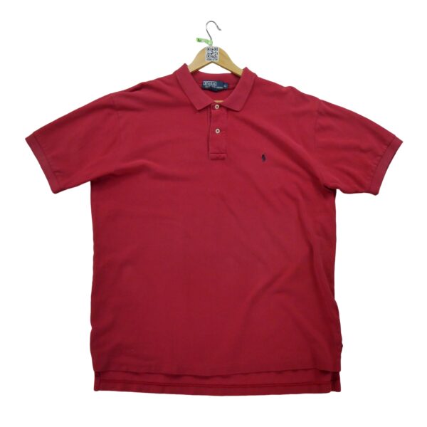 Polo manches courtes homme rouge Polo Ralph Lauren Col Polo