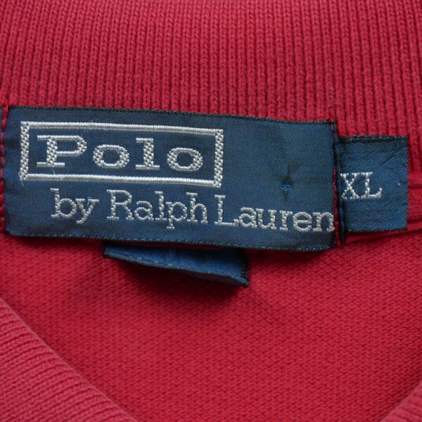 Polo manches courtes homme rouge Polo Ralph Lauren Col Polo