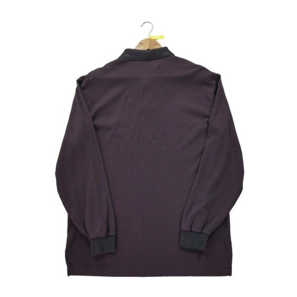 Polo manches longues homme bordeaux Polo Ralph Lauren Col Polo