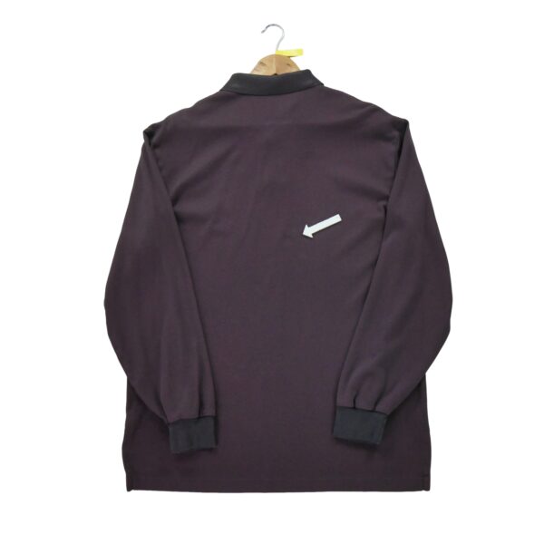 Polo manches longues homme bordeaux Polo Ralph Lauren Col Polo