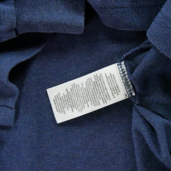 Polo manches longues homme marine Polo Ralph Lauren Col Polo