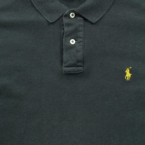 Polo manches longues homme noir Polo Ralph Lauren Col Polo